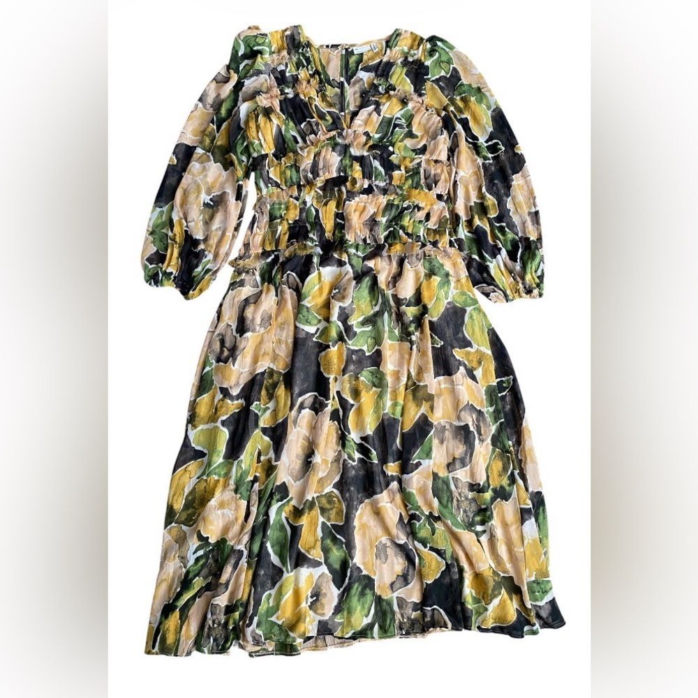 ASOS DESIGN Women’s Ruffles Midi Dress Size 10 - Picture 6 of 14